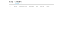 Desktop Screenshot of mxccapital.com